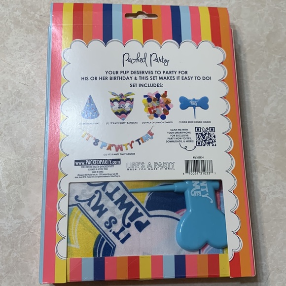 New in Box Packed Party It’s A Pup Party Dog Celebration Set - Picture 2 of 3